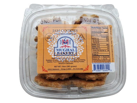 Mughal Bakery Jam Cookies (No Eggs)