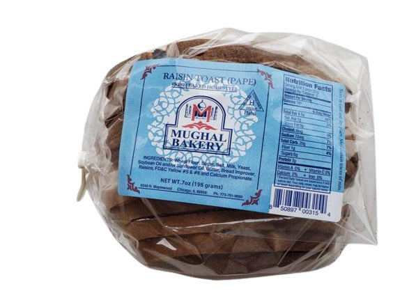 Mughal Bakery Raisin Toast (Pape)