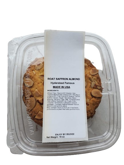 Mughal Bakery Roat Saffron Almond (Hyderabad Famous)