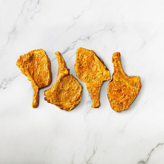 Marinated Halal Mutton Chops 4 Pack