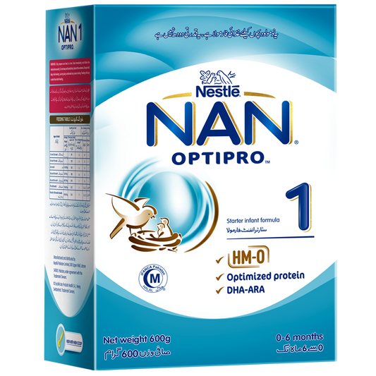 NESTLE MILK POWDER NAN 1 OPTIPRO 600 GM