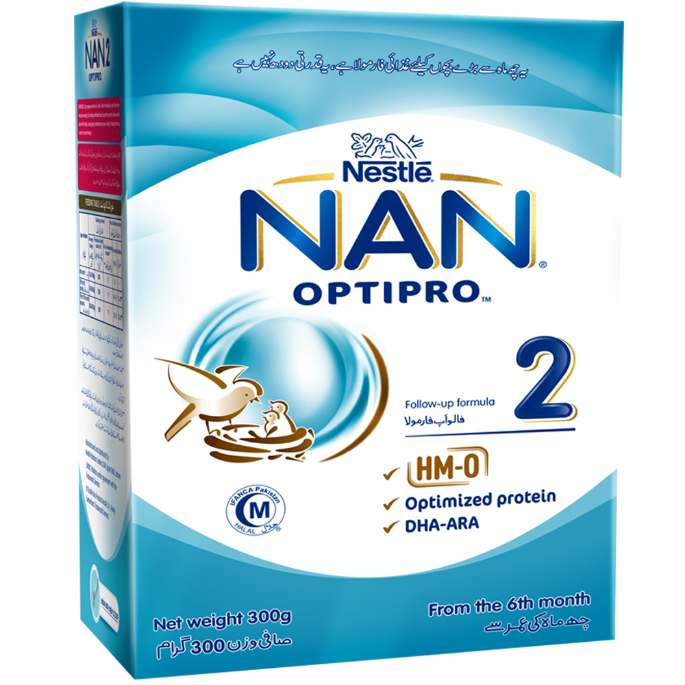 NESTLE MILK POWDER NAN 2 OPTIPRO 300 GM