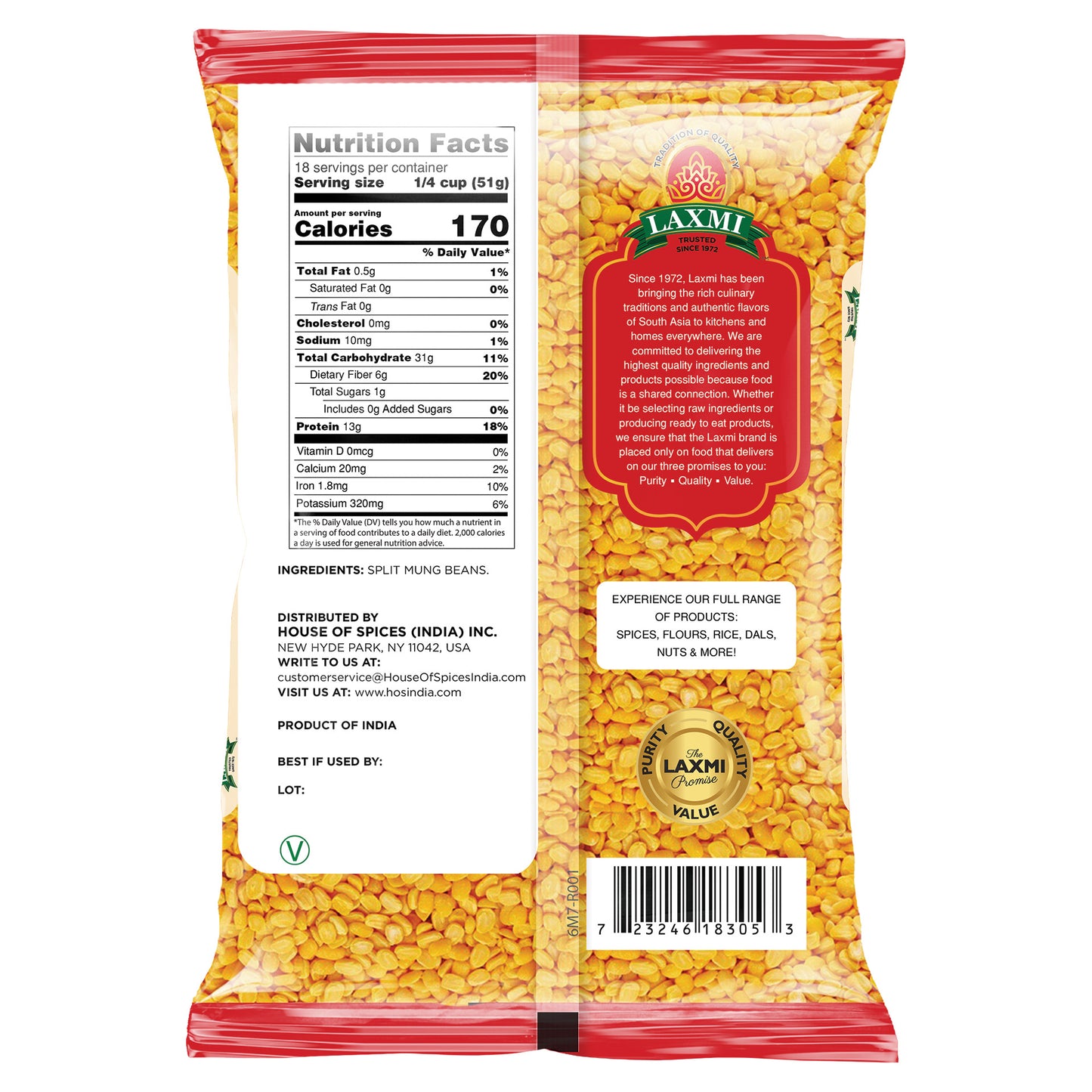 Laxmi Moong Dal Split (Yellow)