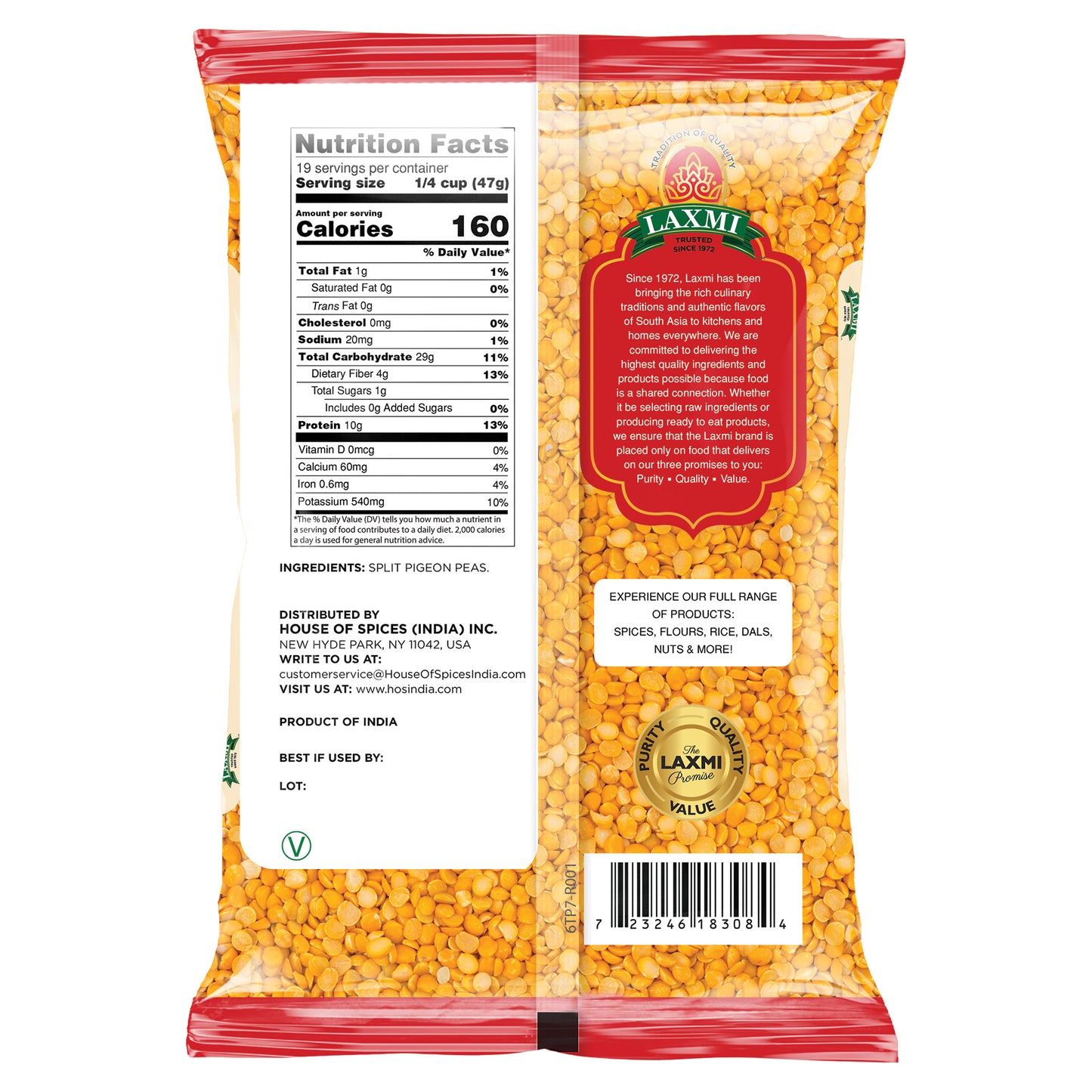 Laxmi Toor Dal Dry