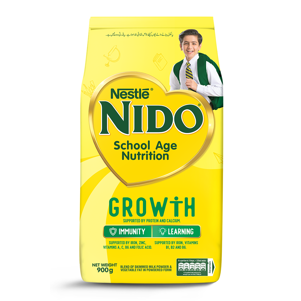 NESTLE NIDO FORTIGROW SCHOOL AGE POUCH 900GM