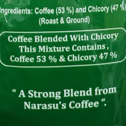 Narasu's Delite Coffee Blended With Chicory Small