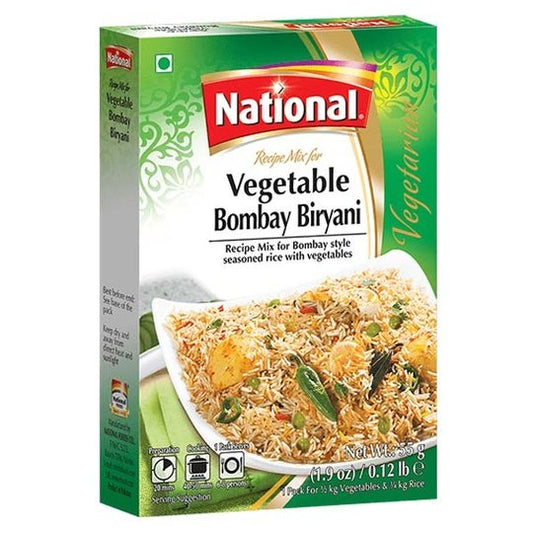 National Vegetable Bombay Biryani 55g