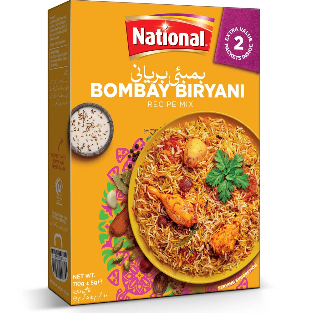 NATIONAL MASALA BOMBAY BIRYANI DOUBLE PACK 110 GM