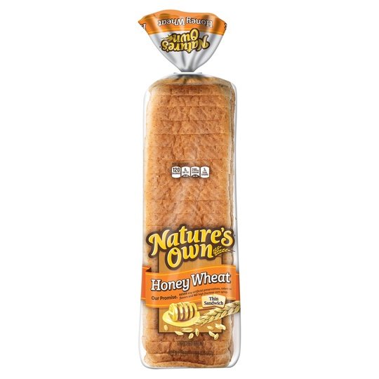 Nature's Own Honey Wheat Thin Sliced, Honey Wheat Sandwich Bread, 20 oz Loaf