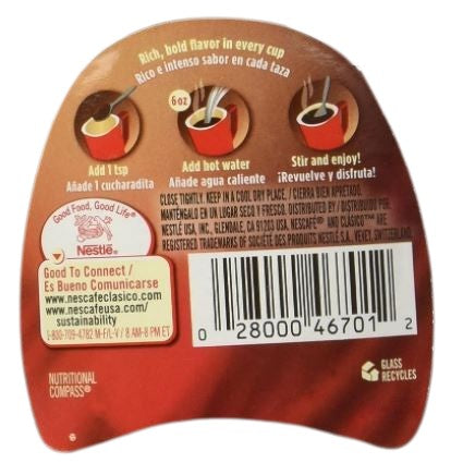 Nescafe Classico Coffee Dark Roast Small