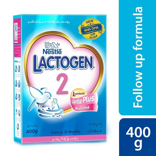 NESTLE LACTOGEN 2 MILK POWDER GENTLE PLUS 400 GM