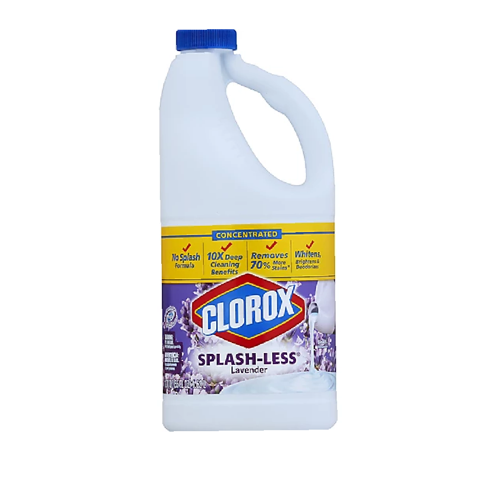 CLOROX WASHING BLEACH SPLASH LESS LAVENDER 1.18 LTR