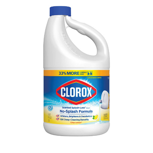 CLOROX WASHING BLEACH NO SPLASH  CRISP LEMON 1.18 LTR