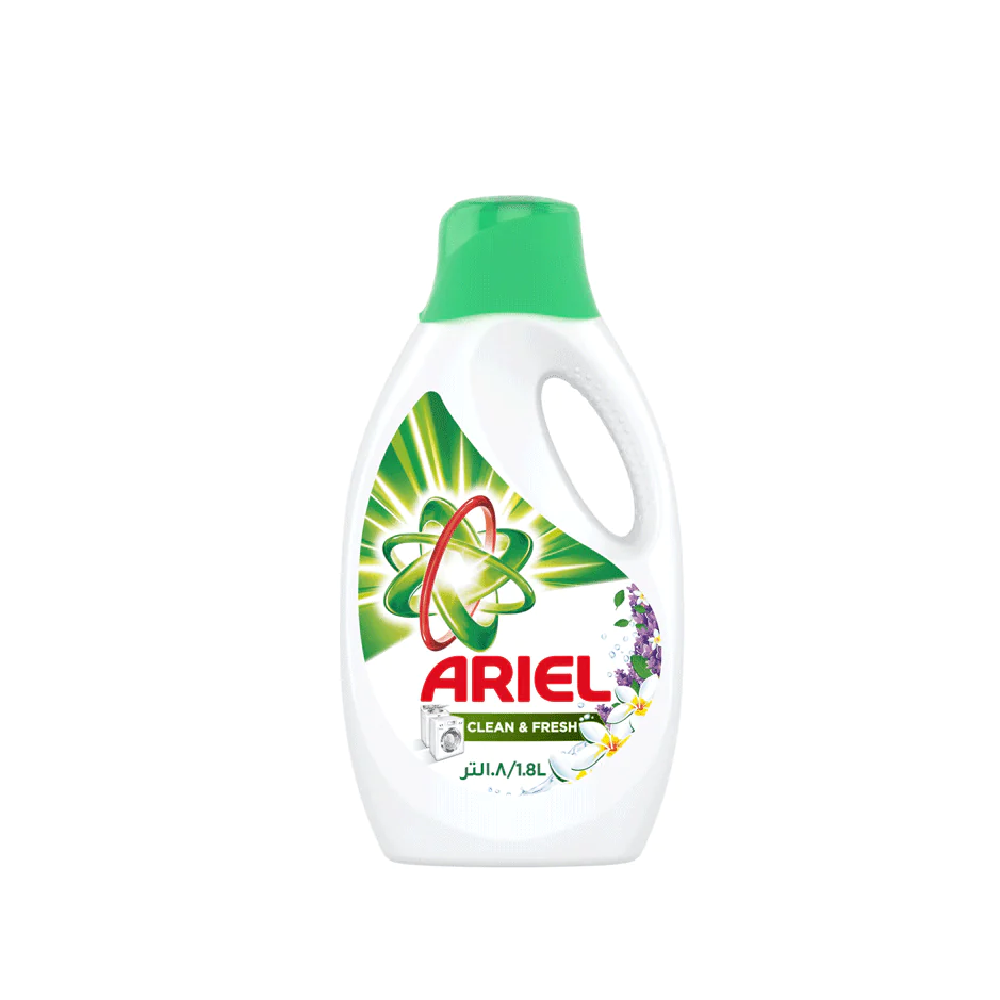 ARIEL WASHING GEL LIQUID CLEAN & FRESH 1.8 LTR