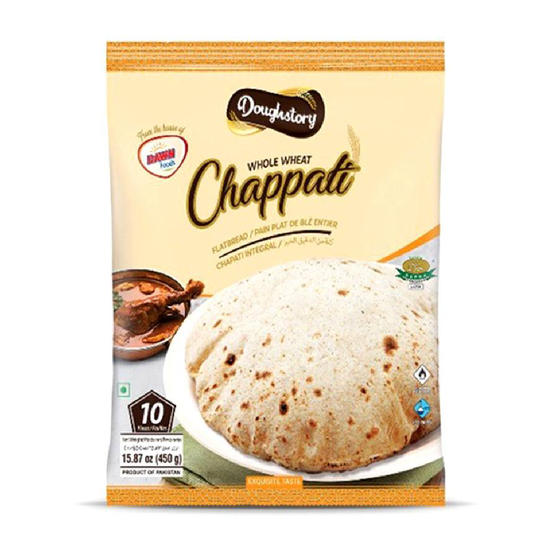 DAWN DOUGHSTORY WHOLE WHEAT CHAPPATI 600 GM