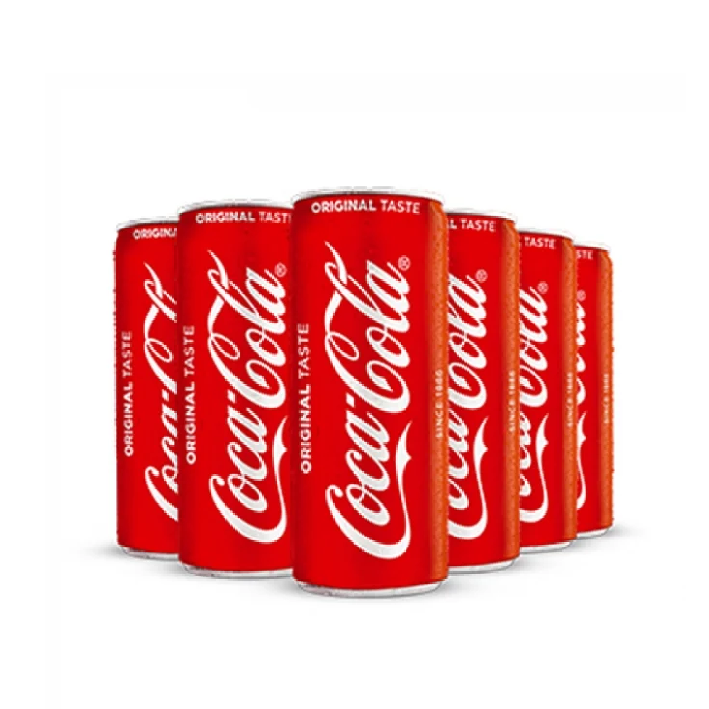 COCA COLA LOCAL CAN 250 ML-CARTON