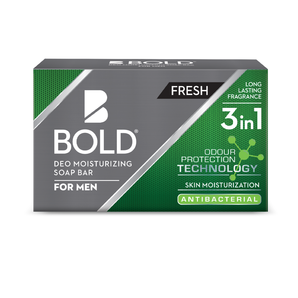 BOLD DEO MOISTURIZING SOAP BAR FRESH 135 GM