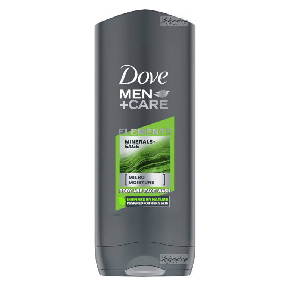 DOVE MEN CARE BODY AND FACE WASH MINERALS SAGE 250 ML