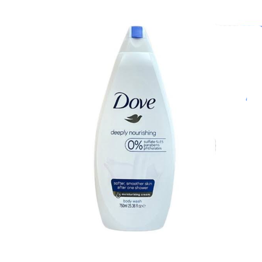 DOVE BODY WASH DEEPLY NOURISHING 750 ML