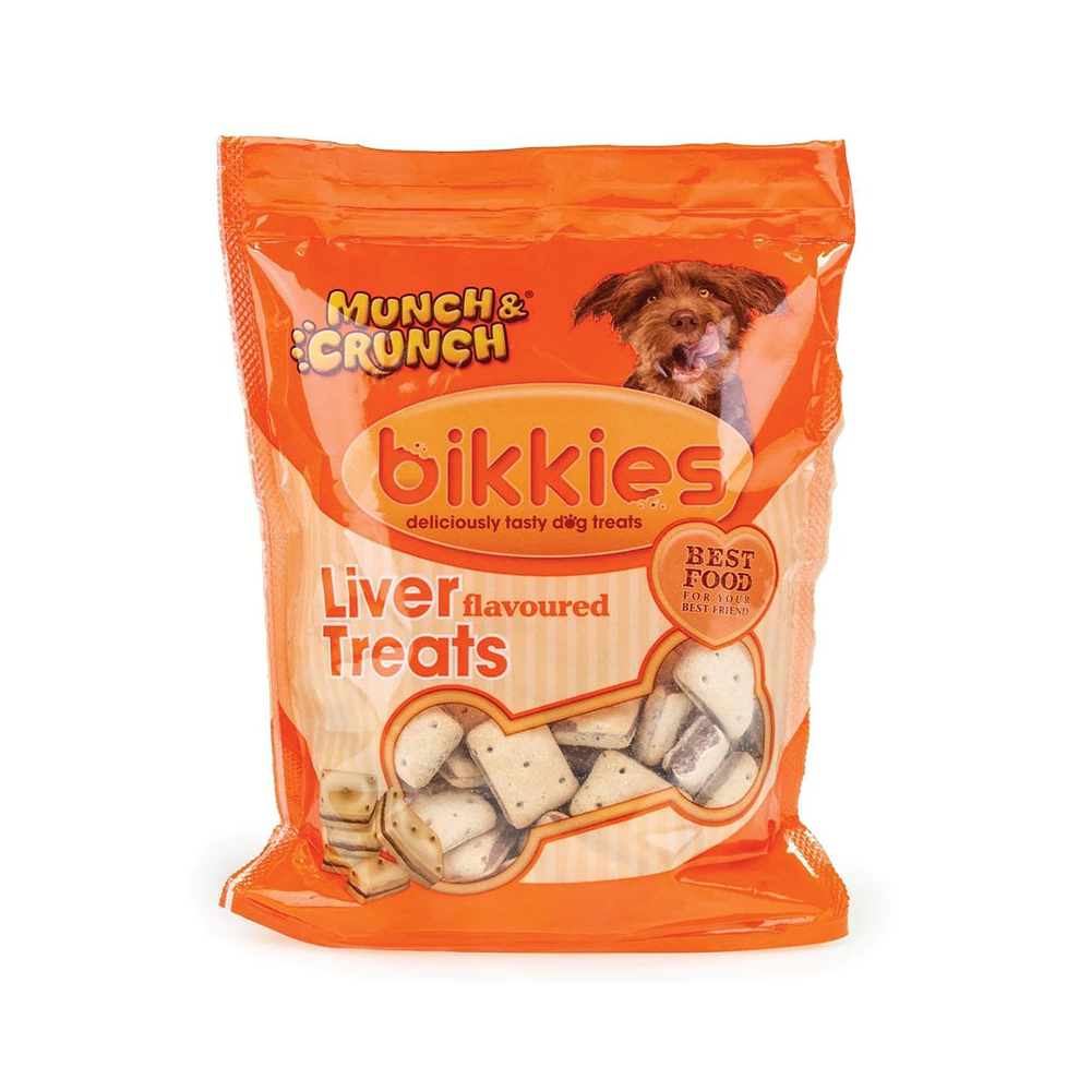 MUNCH & CRUNCH DOG BIKKIES LIVER TREATS 300 GM