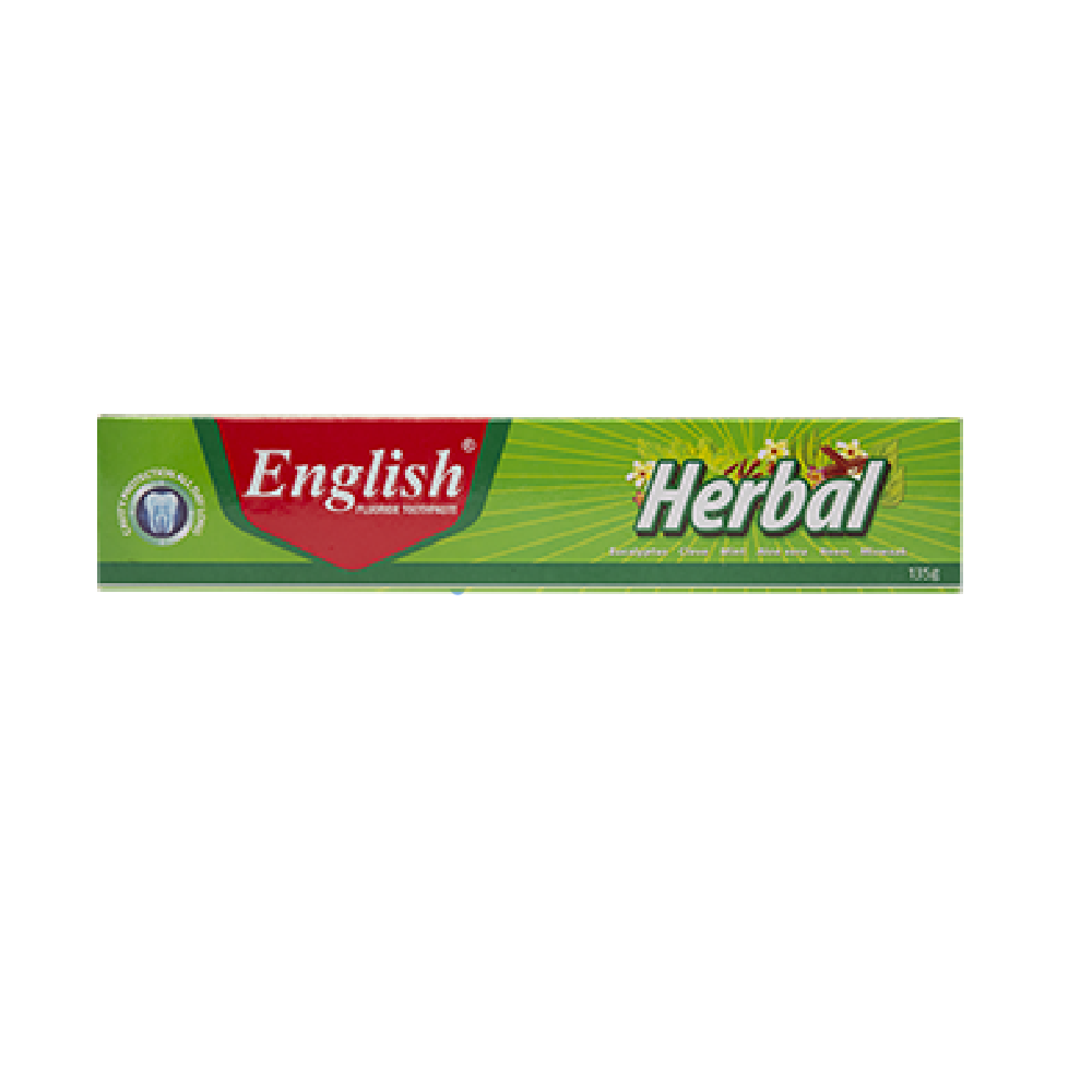 ENGLISH HERBAL FLUORIDE TOOTHPASTE 135 GM