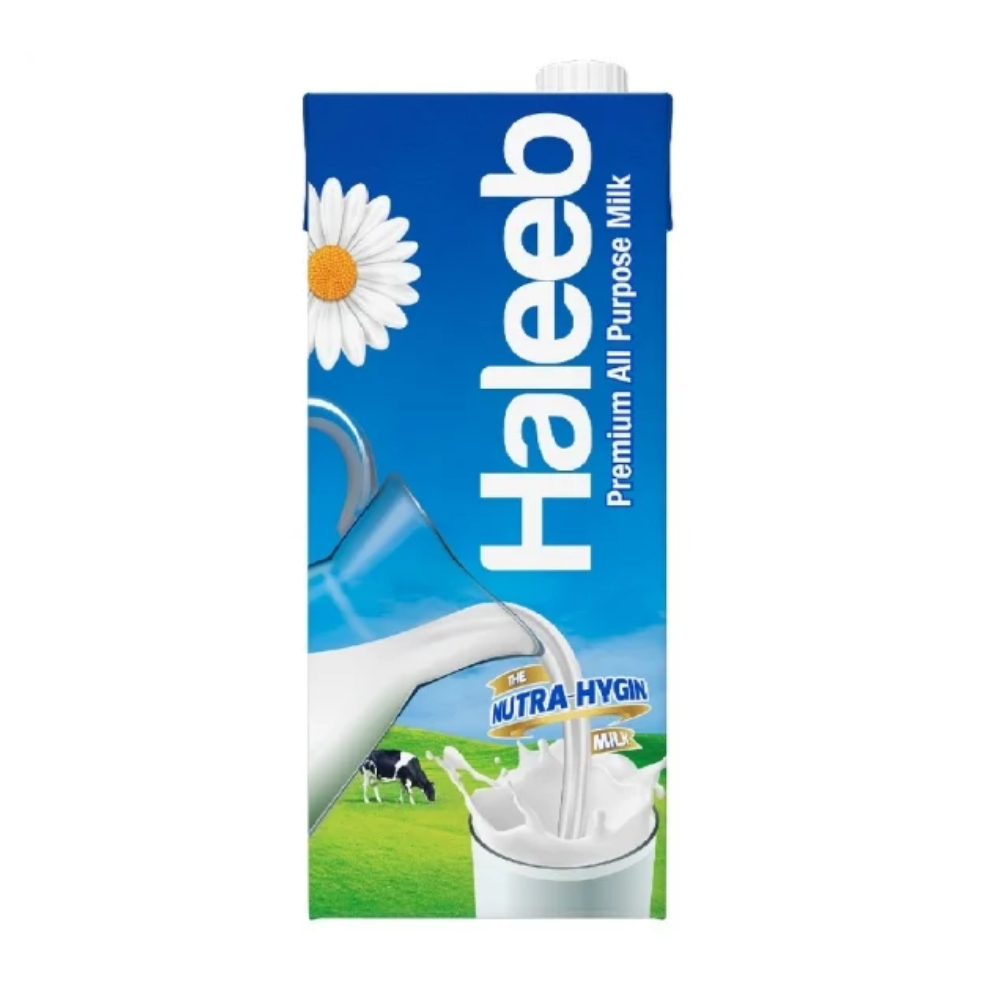 HALEEB UHT FULL CREAM MILK 1LTR