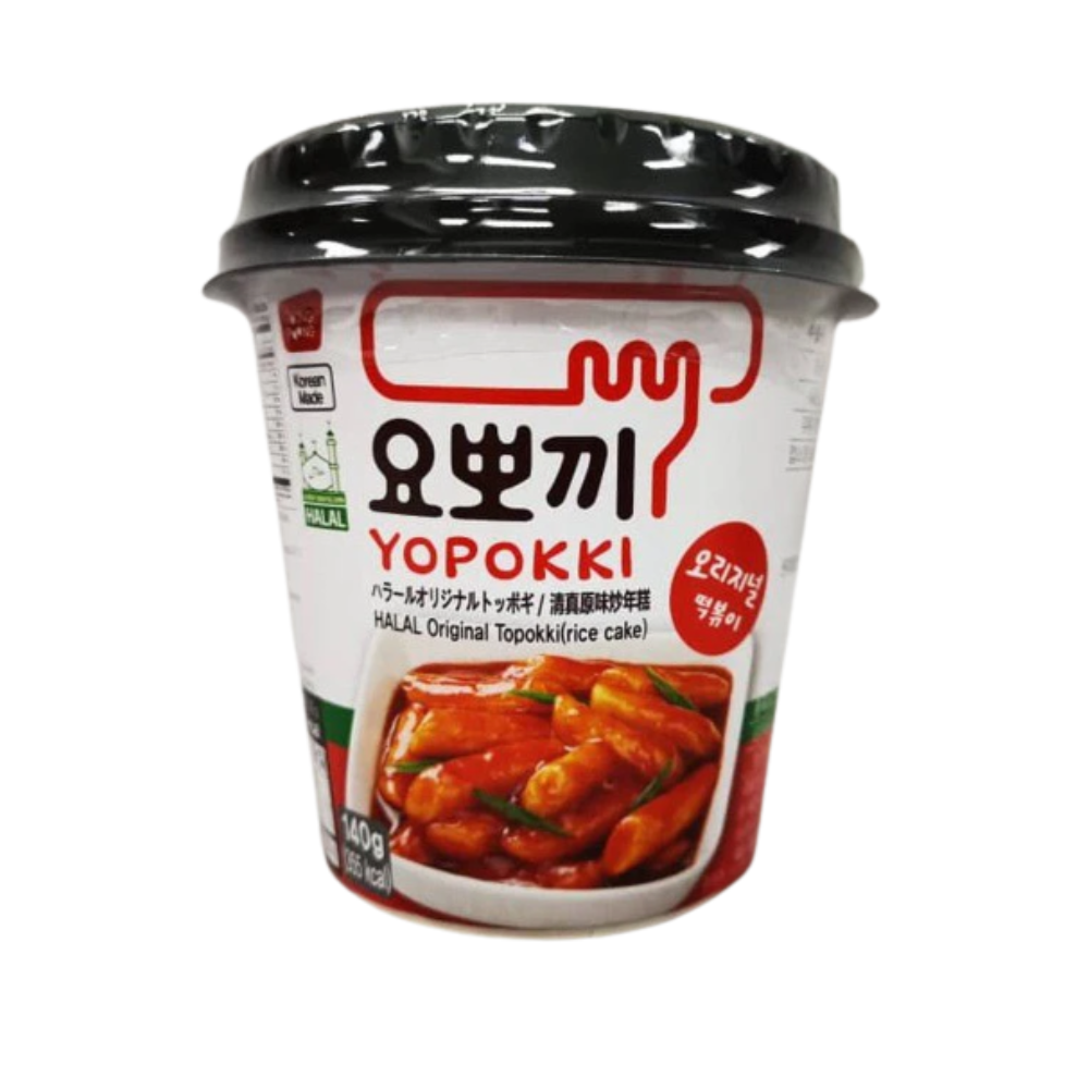 YOPOKKI ORIGINAL TOPOKKI RICE CAKE CUP 140GM