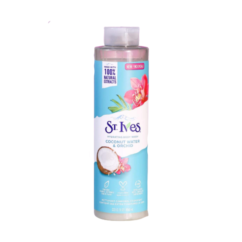 ST.IVES BODY WASH HYDRATING COCONUT WATER & ORCHID 650 ML