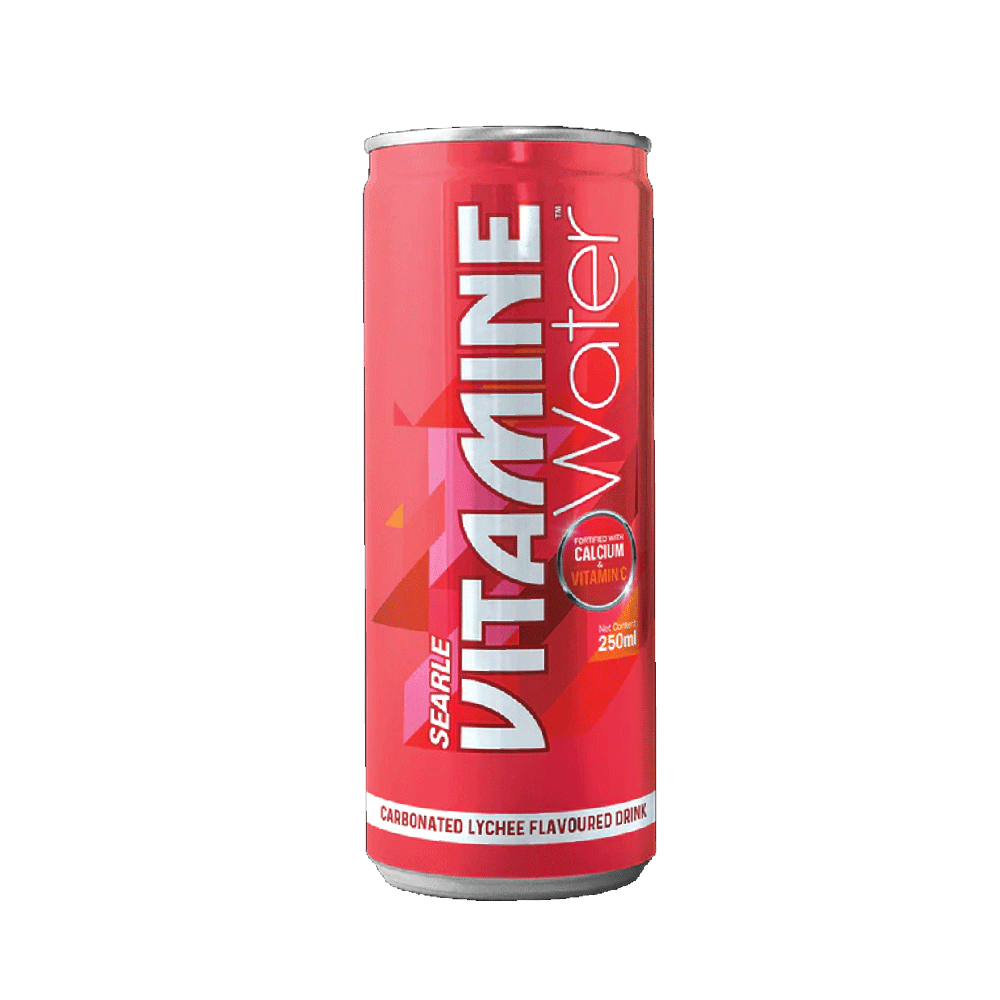 SEARLE VITAMINE WATER LYCHEE CAN 250 ML