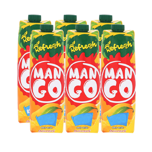 SHAKARGANJ REFRESH MANGO JUICE 1 LTR- CARTON