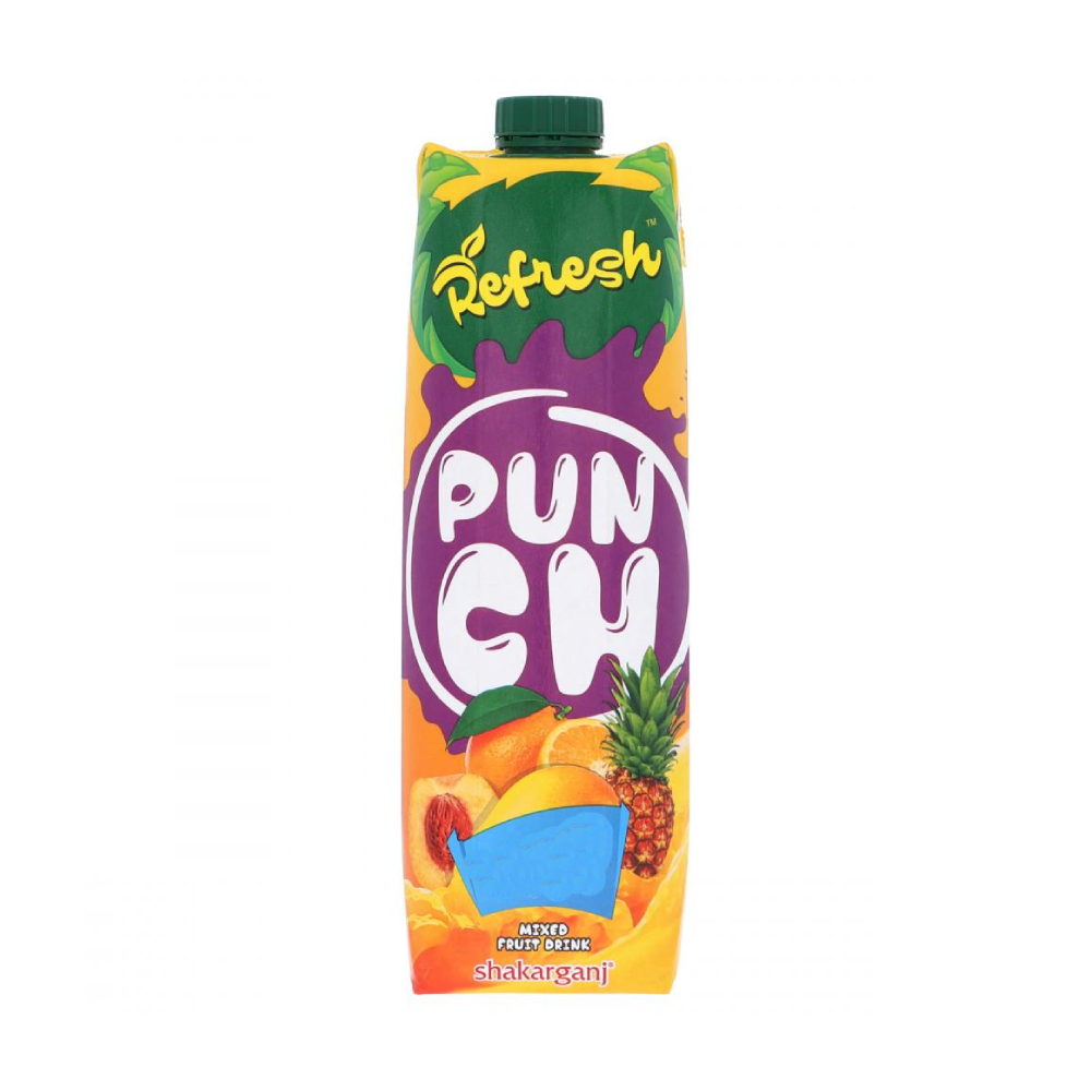 SHAKARGANJ REFRESH PUNCH JUICE 1 LTR- CARTON