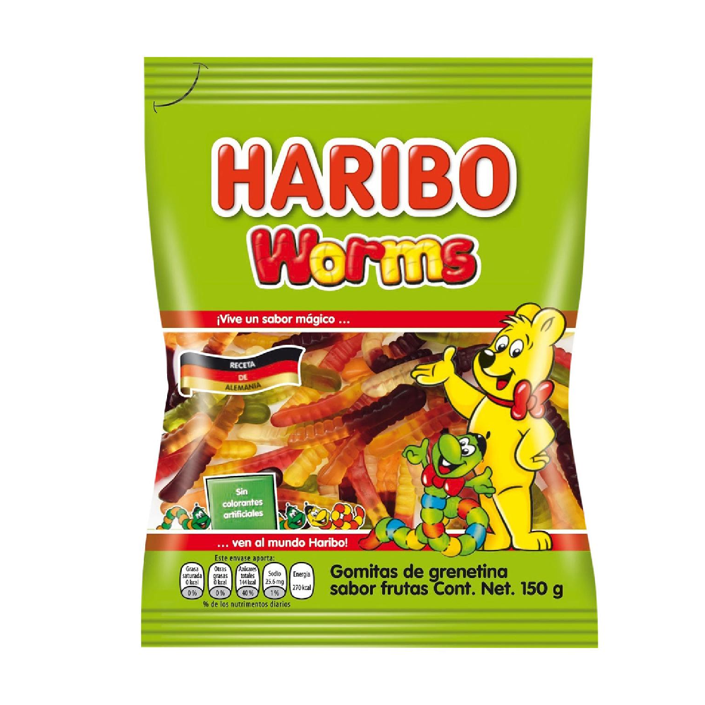 HARIBO JELLY FIZZ WARMS 80GM