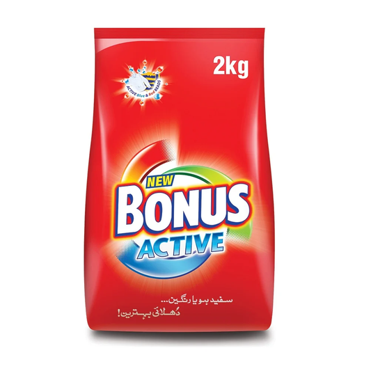 BONUS WASHING POWDER ACTIVE  2 KG