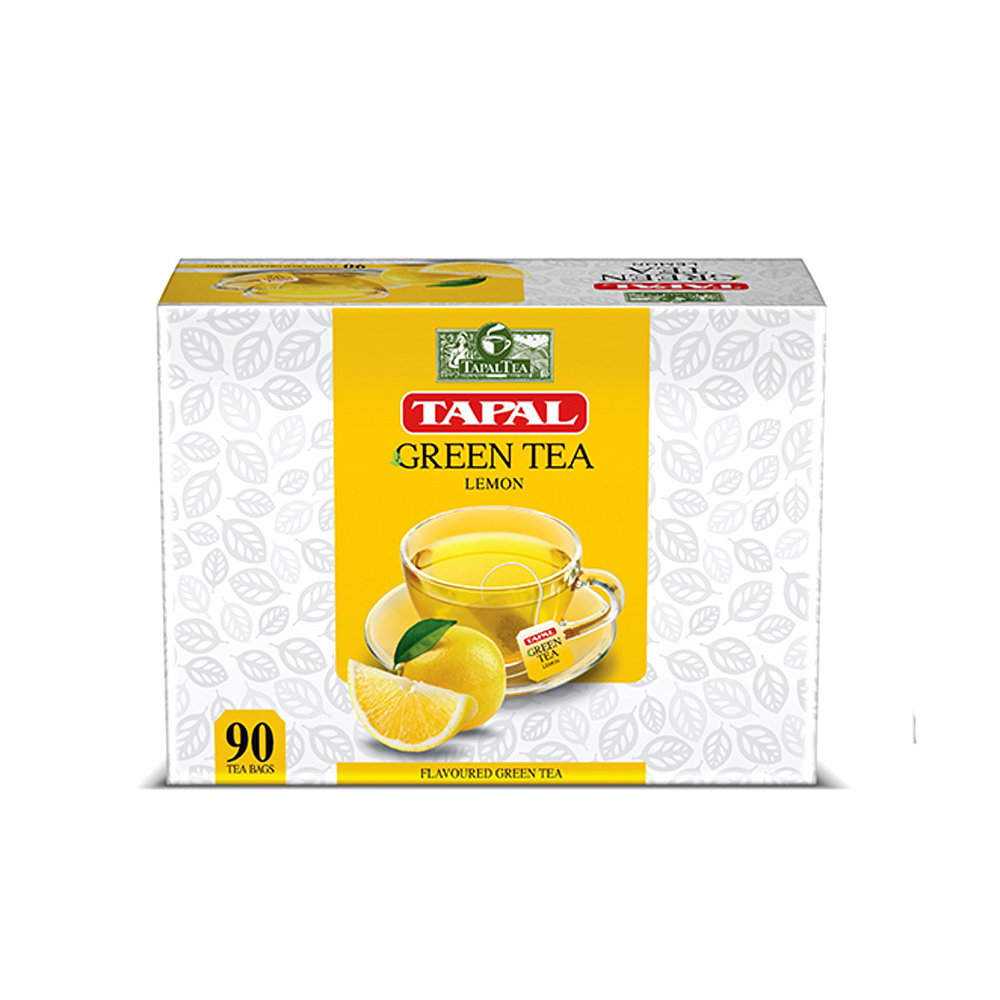 TAPAL GREEN TEA BAGS LEMON 90 BAGS 135 GM