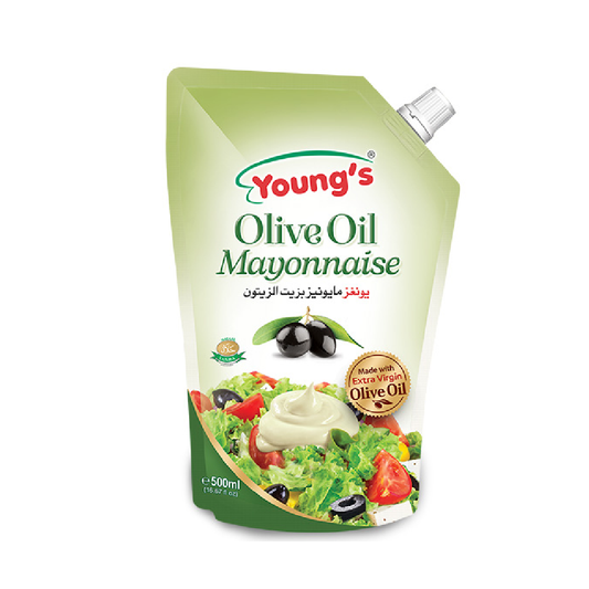 YOUNGS OLIVE OIL MAYONNAISE 500ML