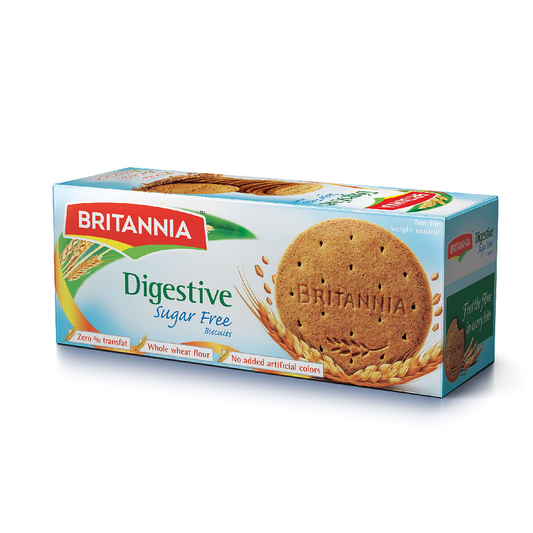 BRITANNIA DIGESTIVE SUGAR FREE BISCUIT 200 GM