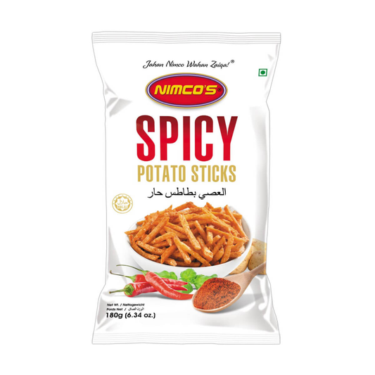 NIMCOS SPICY POTATO STICK 180 GM