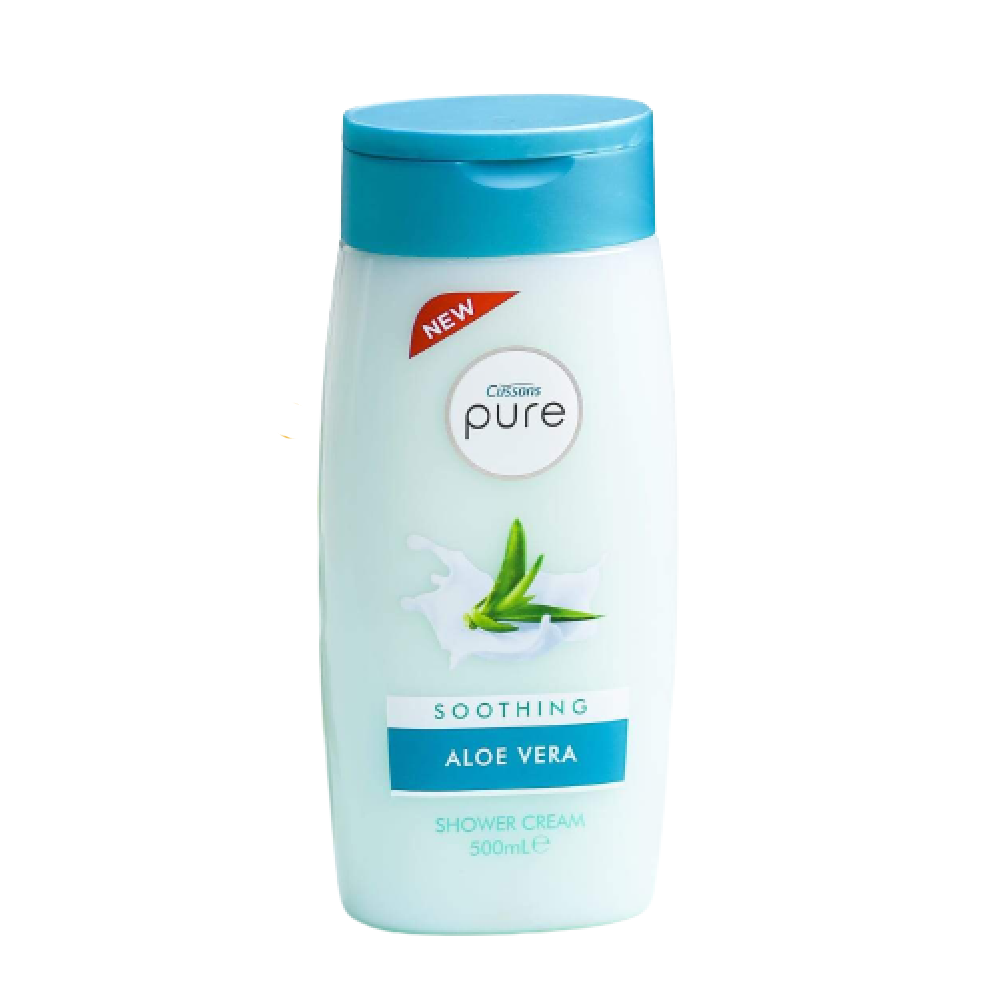 CUSSONS PURE SHOWER GEL SOOTHING ALOE VERA 500 ML