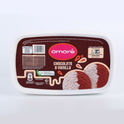 OMORE ICE CREAM 2IN1 CHOCOLATE & VANILLA BUCKET 1400 ML