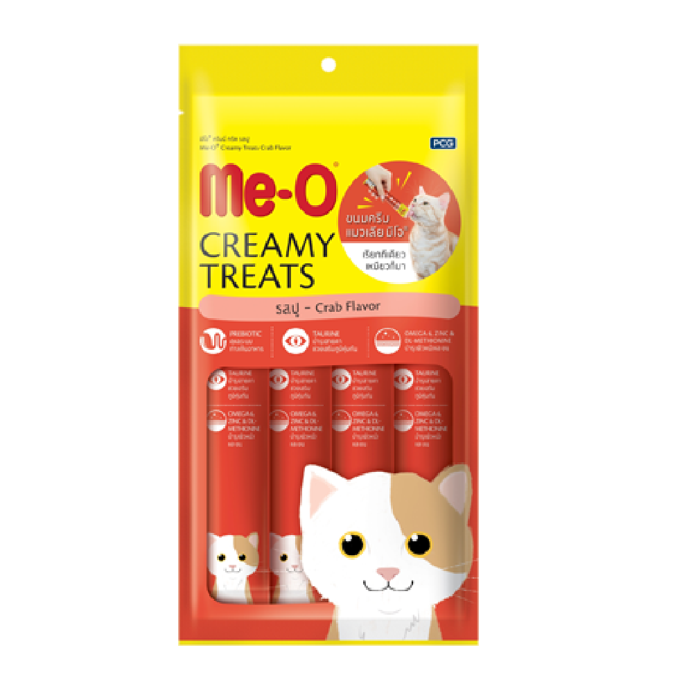 ME-O CAT FOOD CREAMY TREATS TUNA TOMATO 4X15 GM