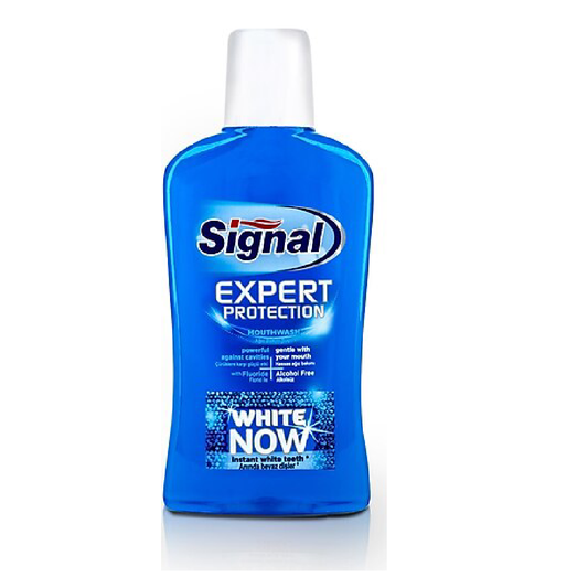 SIGNAL MOUTH WASH WHITE NOW 500 ML BASIC