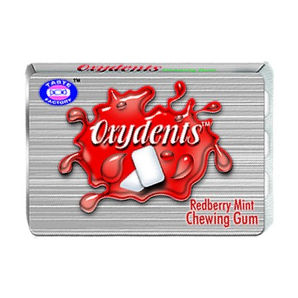 OXYDENTS CHEWING GUM REDBERRY MINT PC