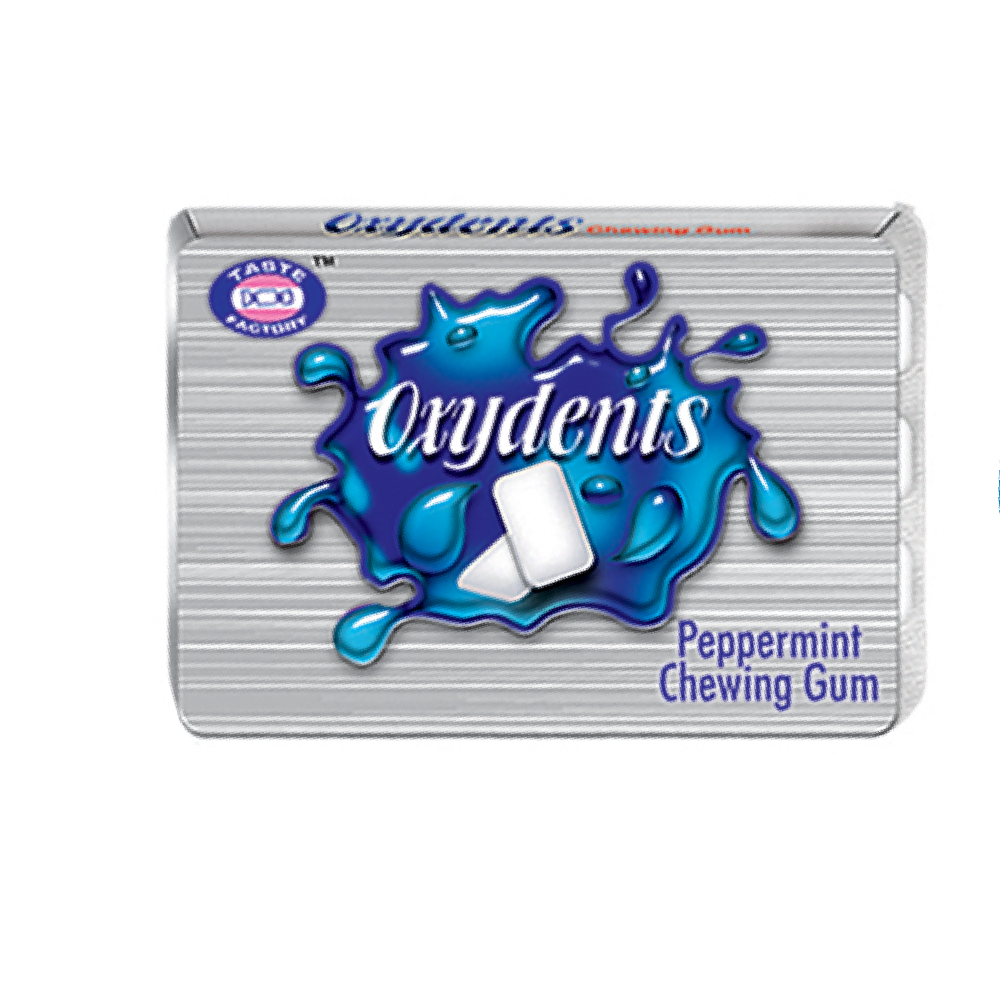 OXYDENTS CHEWING GUM PEPPER MINT PC