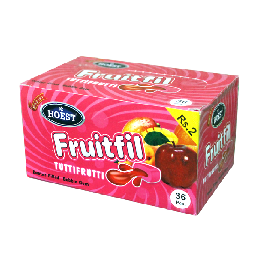 TUTTI FRUTTI BUBBLE GUM TOGOLO POIDS 45 GM