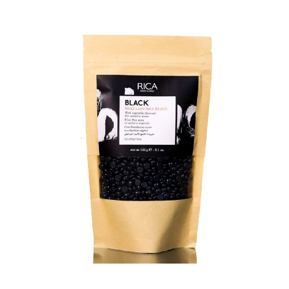 RICA WAX BEADS BRAZILIAN BLACK 150 GM