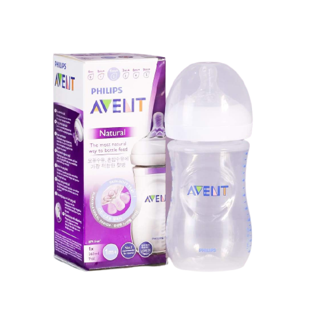 PHILIPS AVENT BABY FEEDING BOTTLE NATURAL 260 ML SCF693/13