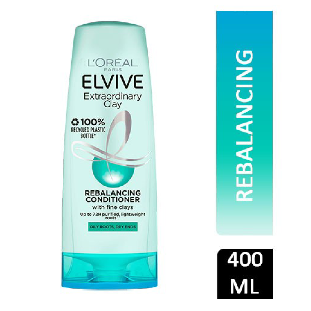 LOREAL ELVIVE CONDITIONER REBALANCING WITH FINE CLAYS 400 ML