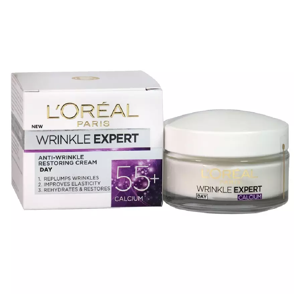 LOREAL WRINKLE EXPERT 55+ CALCIUM NIGHT CREAM 50ML