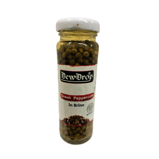 DEW DROP GREEN PEPPER CORN IN BRINE 100 GM