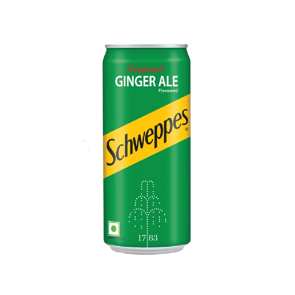 SCHWEPPES GINGER ALE DRINK CAN 300 ML